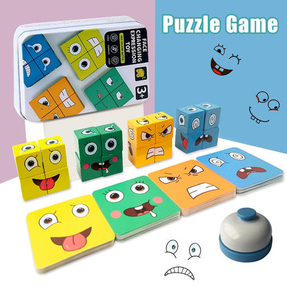 Funny Face Change Cube Game