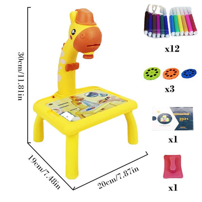 LED Projector Drawing Table